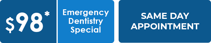 $98 Emergency Dentistry Special — Same Day Appointment