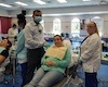 Dental patients at community event