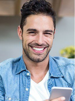 Man with brilliant white smile